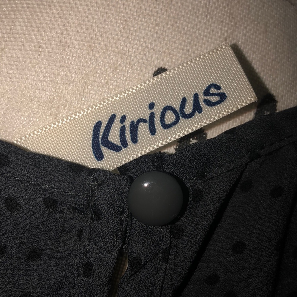 Kirious Polkadot Long Sleeve Blouse - Picture 5 of 6